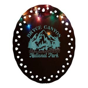 Bryce Canyon National Park Adventure Ceramic Oval Ornament