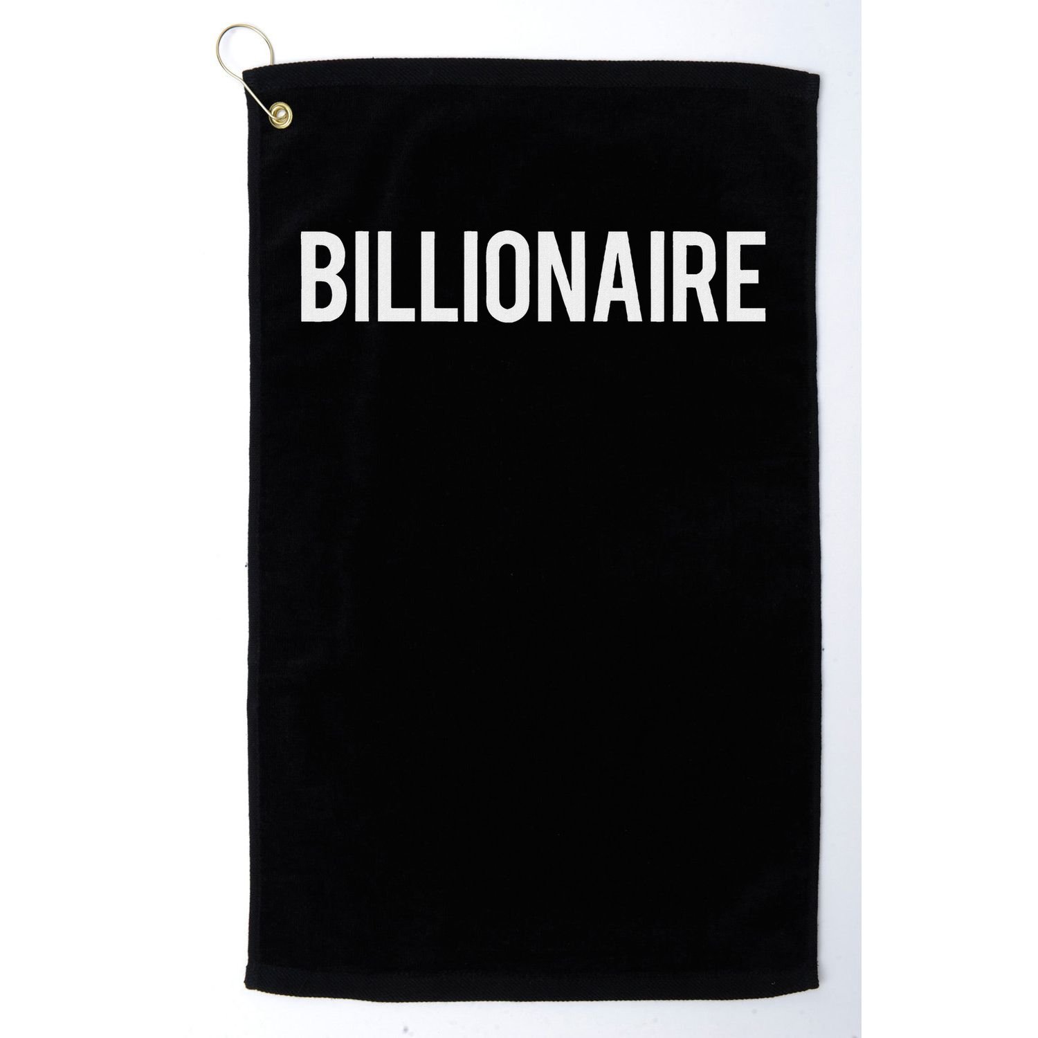Billionaire Cool New Money Club Ceo Funny Gift Golf Towel