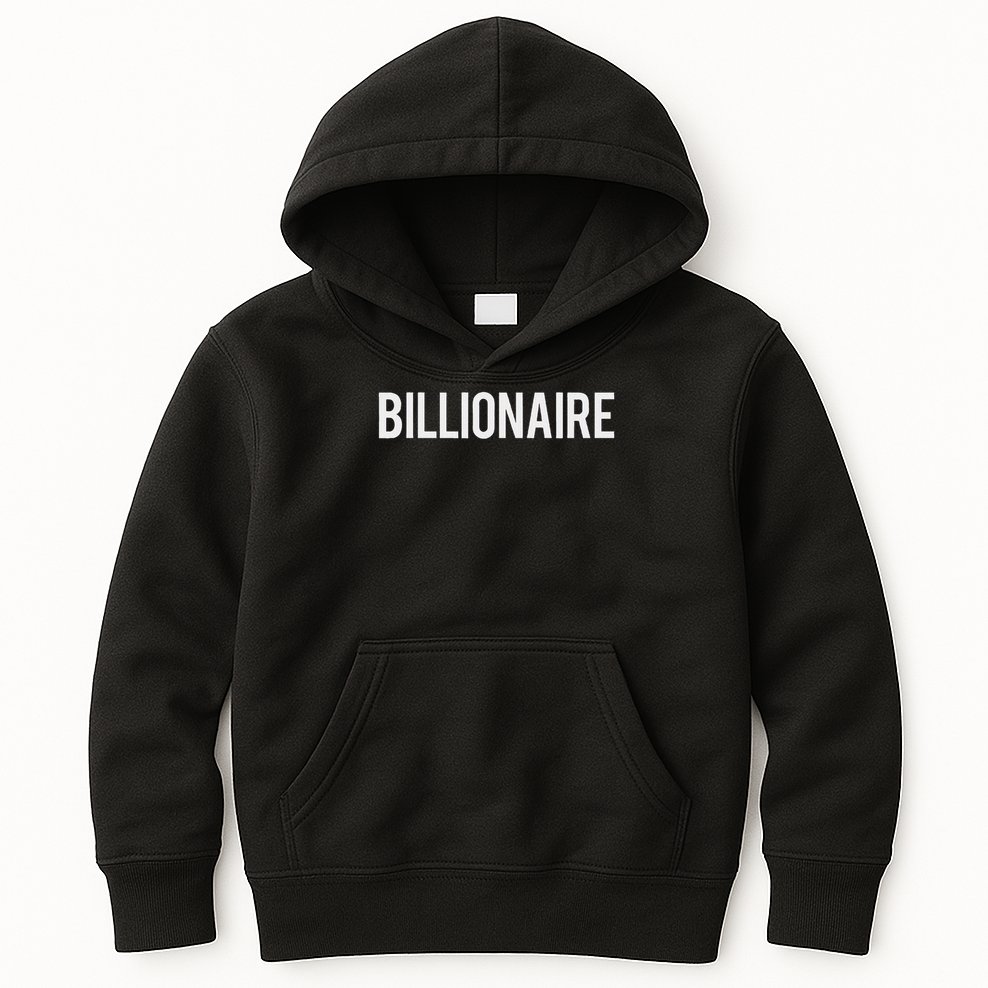 Billionaire Cool New Money Club Ceo Funny Gift Kids Hoodie