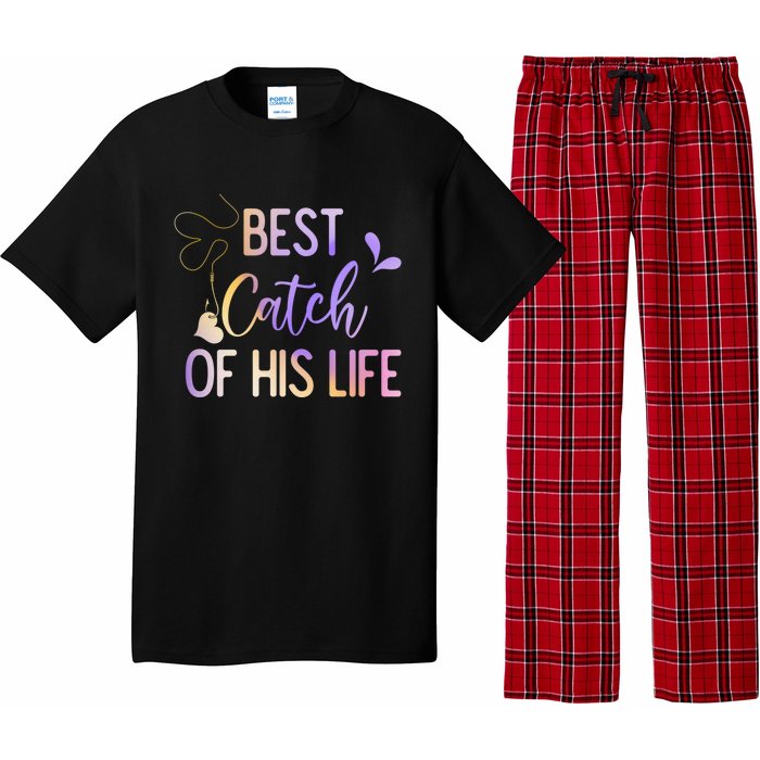 Best Catch Of His Life Couple Fishing Fishers Matching Gift Pajama Set