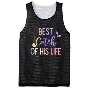 Best Catch Of His Life Couple Fishing Fishers Matching Gift Mesh Reversible Basketball Jersey Tank