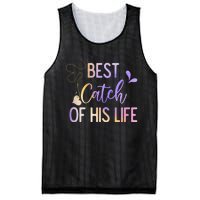 Best Catch Of His Life Couple Fishing Fishers Matching Gift Mesh Reversible Basketball Jersey Tank