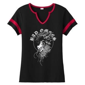 Badomens Crown Of Thorns Ladies Halftime Notch Neck Tee