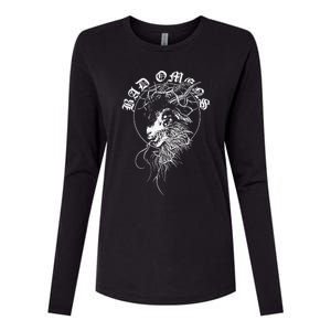 Badomens Crown Of Thorns Womens Cotton Relaxed Long Sleeve T-Shirt