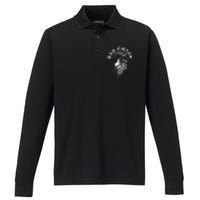 Badomens Crown Of Thorns Performance Long Sleeve Polo