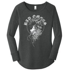 Badomens Crown Of Thorns Women's Perfect Tri Tunic Long Sleeve Shirt