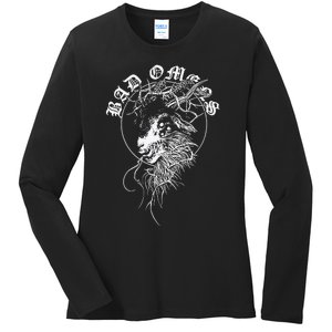 Badomens Crown Of Thorns Ladies Long Sleeve Shirt