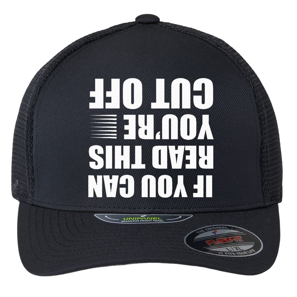 Bartender Cut Off Gifts Bartending Flexfit Unipanel Trucker Cap