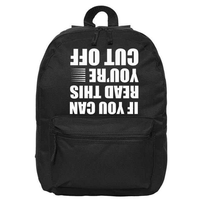 Bartender Cut Off Gifts Bartending 16 in Basic Backpack