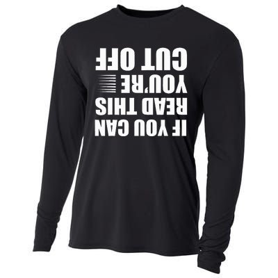 Bartender Cut Off Gifts Bartending Cooling Performance Long Sleeve Crew