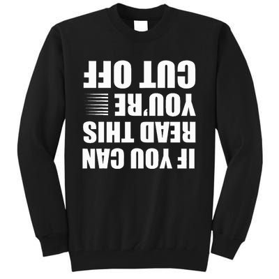 Bartender Cut Off Gifts Bartending Tall Sweatshirt