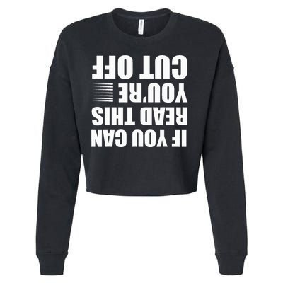 Bartender Cut Off Gifts Bartending Cropped Pullover Crew