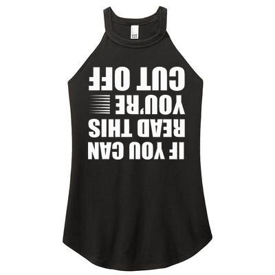 Bartender Cut Off Gifts Bartending Women's Perfect Tri Rocker Tank
