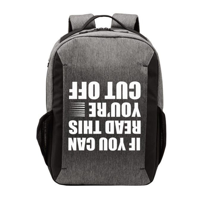 Bartender Cut Off Gifts Bartending Vector Backpack