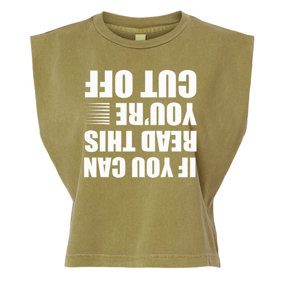 Bartender Cut Off Gifts Bartending Garment-Dyed Women's Muscle Tee