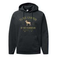 Black Canyon Of The Gunnison National Park Design Performance Fleece Hoodie