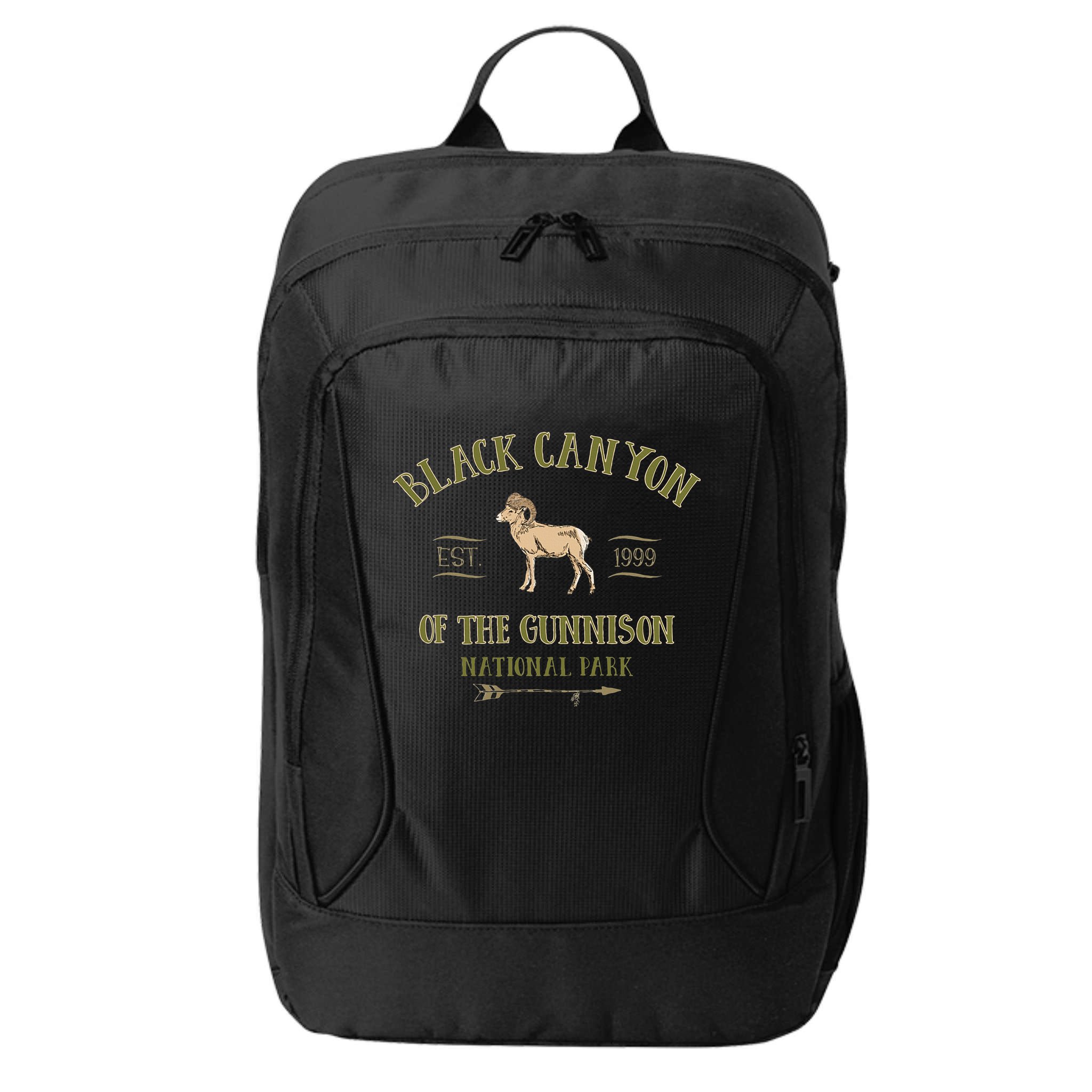 Black Canyon Of The Gunnison National Park Design City Backpack
