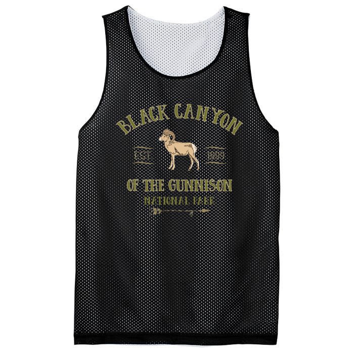 Black Canyon Of The Gunnison National Park Design Mesh Reversible Basketball Jersey Tank