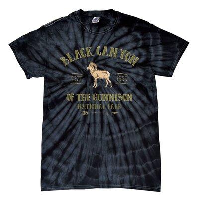 Black Canyon Of The Gunnison National Park Design Tie-Dye T-Shirt