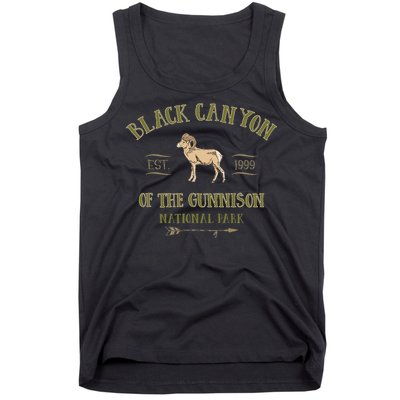 Black Canyon Of The Gunnison National Park Design Tank Top