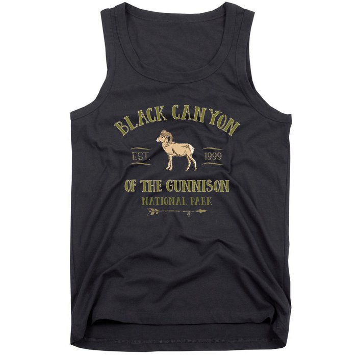 Black Canyon Of The Gunnison National Park Design Tank Top