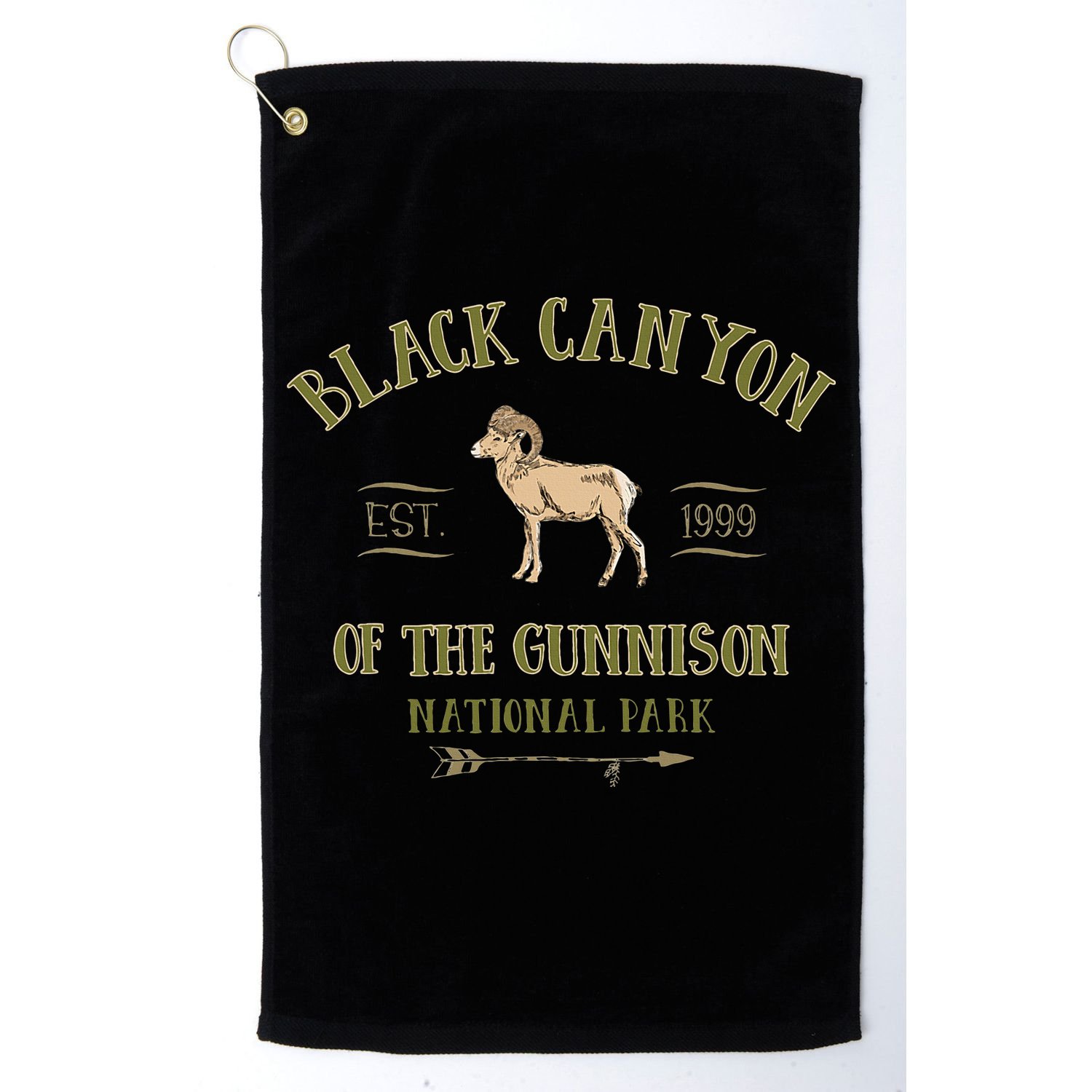 Black Canyon Of The Gunnison National Park Design Golf Towel