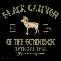 Black Canyon Of The Gunnison National Park Design Womens T-Shirt