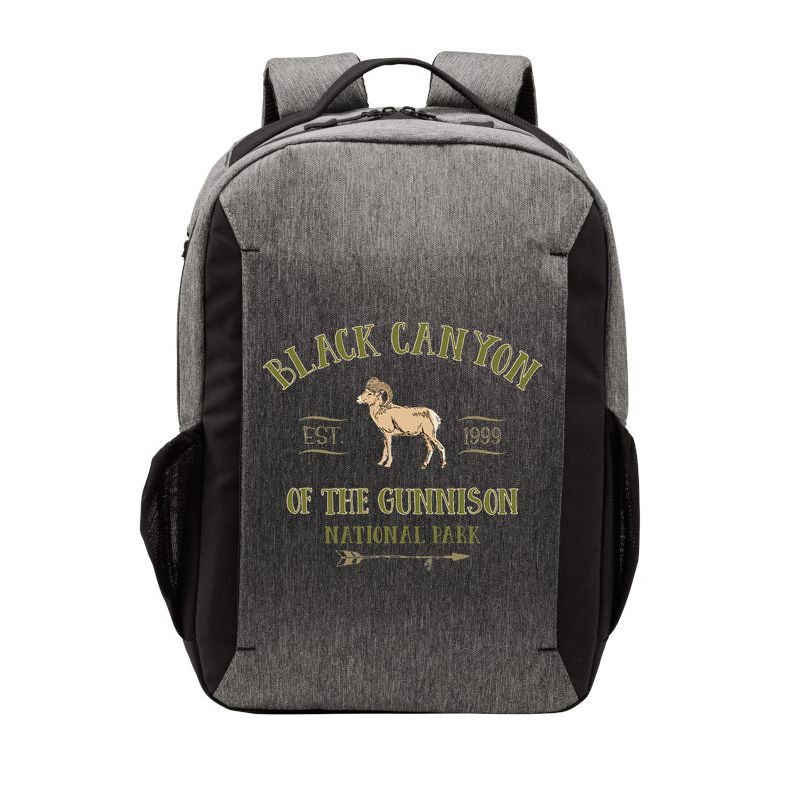 Black Canyon Of The Gunnison National Park Design Vector Backpack