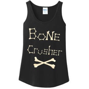 Bone Crusher Orthopedic Surgeon Athlete Fighter Crossbones Ladies Essential Tank