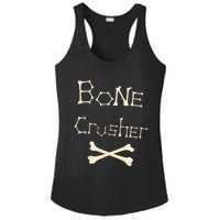 Bone Crusher Orthopedic Surgeon Athlete Fighter Crossbones Ladies PosiCharge Competitor Racerback Tank