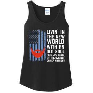 Blue Collar Oliver Anthony Rich Men North Of Richmond Flag Gift Ladies Essential Tank