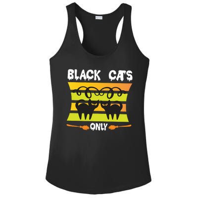 Black Cats Only Ladies PosiCharge Competitor Racerback Tank