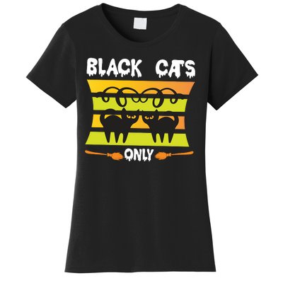 Black Cats Only Women's T-Shirt