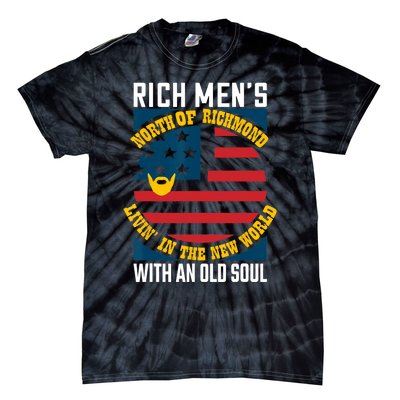 Blue Collar Oliver Anthony Rich Men North Of Richmond Livin In The New World Tie-Dye T-Shirt