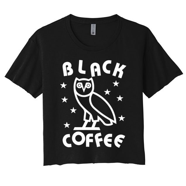 Black Coffee Ovo Crop Top