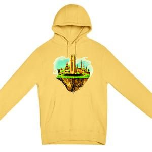 Beirut City On Floating Land Premium Pullover Hoodie