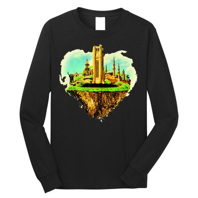 Beirut City On Floating Land Long Sleeve Shirt