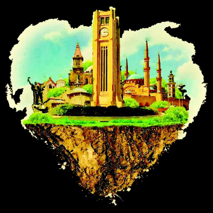 Beirut City On Floating Land T-Shirt