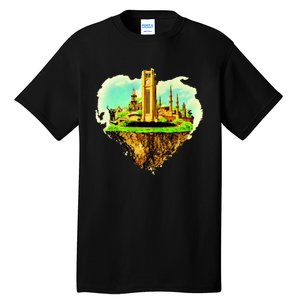 Beirut City On Floating Land Tall T-Shirt