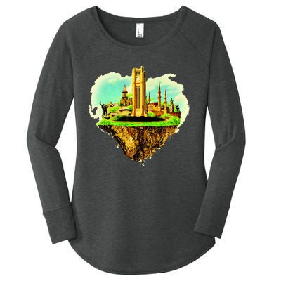 Beirut City On Floating Land Women's Perfect Tri Tunic Long Sleeve Shirt