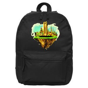 Beirut City On Floating Land 16 in Basic Backpack