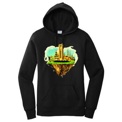 Beirut City On Floating Land Women's Pullover Hoodie