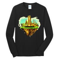 Beirut City On Floating Land Tall Long Sleeve T-Shirt