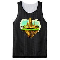 Beirut City On Floating Land Mesh Reversible Basketball Jersey Tank