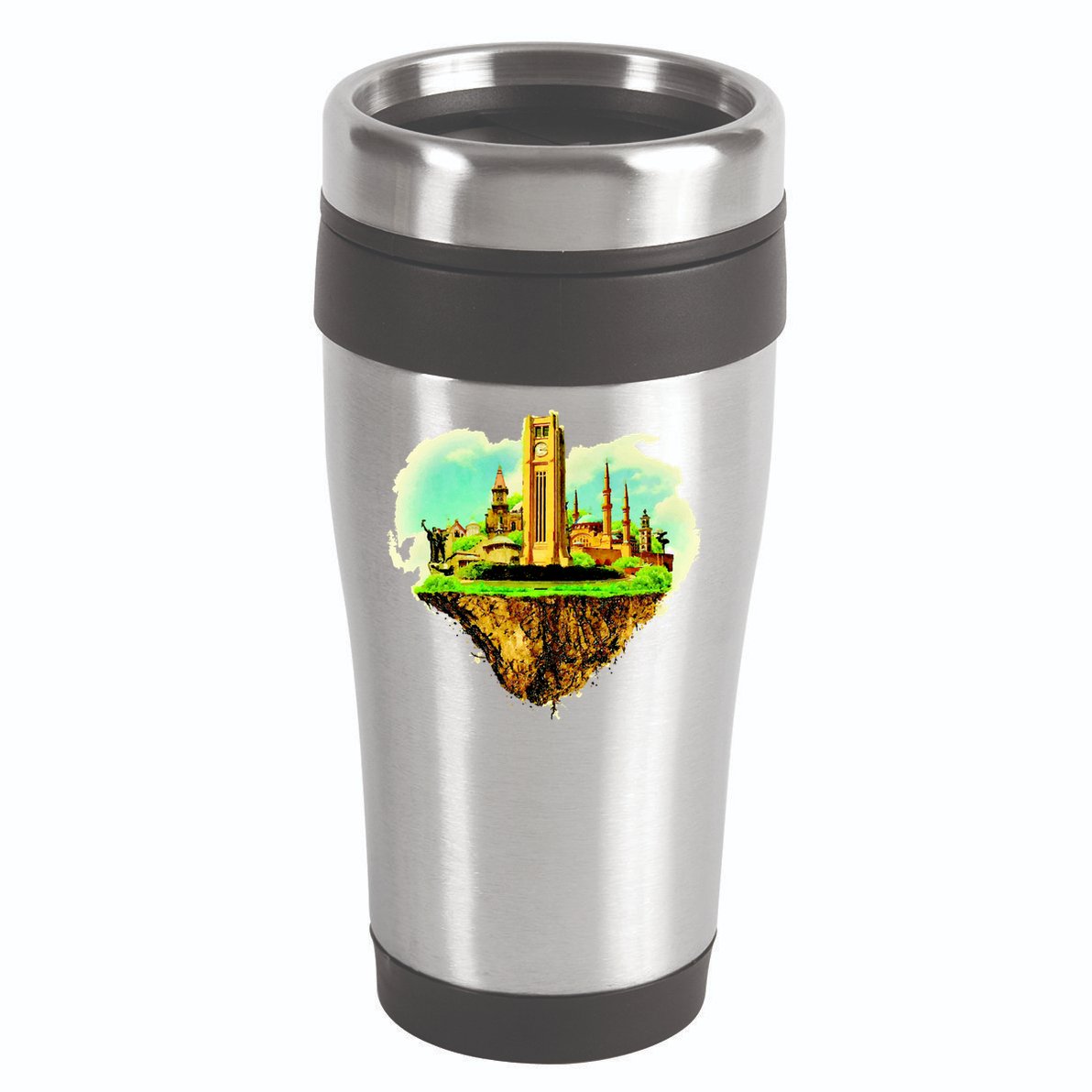 Beirut City On Floating Land 16oz Travel Tumbler