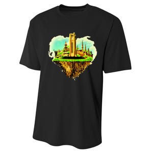 Beirut City On Floating Land Performance Sprint T-Shirt