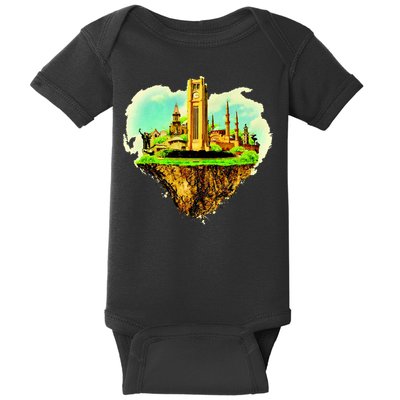 Beirut City On Floating Land Baby Bodysuit