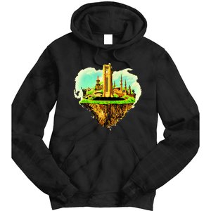 Beirut City On Floating Land Tie Dye Hoodie