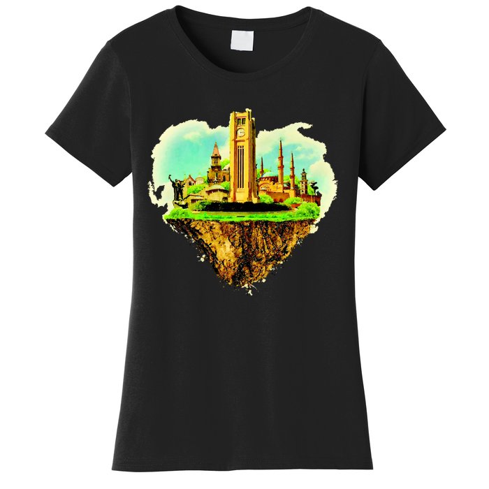 Beirut City On Floating Land Women's T-Shirt