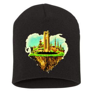 Beirut City On Floating Land Short Acrylic Beanie